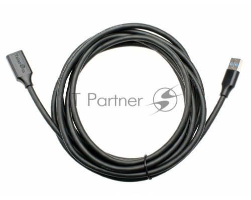 Кабель удлинительный USB3.0 Am-Af 3m Telecom черный (TUS708-3M)