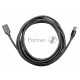 Кабель удлинительный USB3.0 Am-Af 3m Telecom черный (TUS708-3M)
