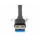 Кабель удлинительный USB3.0 Am-Af 3m Telecom черный (TUS708-3M)