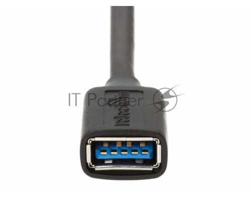 Кабель удлинительный USB3.0 Am-Af 3m Telecom черный (TUS708-3M)