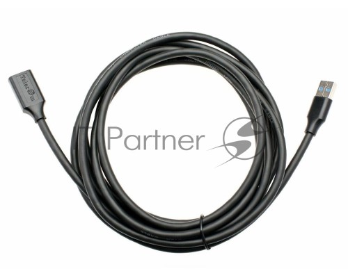 Кабель удлинительный USB3.0 Am-Af 3m Telecom черный (TUS708-3M)