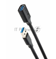 Кабель удлинительный USB3.0 Am-Af 1m Telecom черный (TUS708-1M)