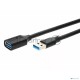 Кабель удлинительный USB3.0 Am-Af 1m Telecom черный (TUS708-1M)
