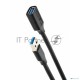 Кабель удлинительный USB3.0 Am-Af 5m Telecom черный (TUS708-5M)