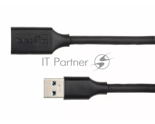 Кабель удлинительный USB3.0 Am-Af 5m Telecom черный (TUS708-5M)