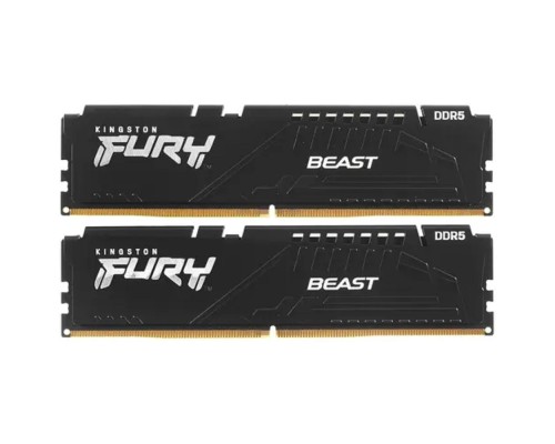 [Модуль памяти] Kingston 32GB DDR5 5600 FURY Beast Black EXPO DIMM (Kit 2*16gb) 1RX8 36-38-38 1.25V KF556C36BBEK2-32