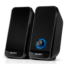 Колонки Sven 320 2.0 черный 6Вт