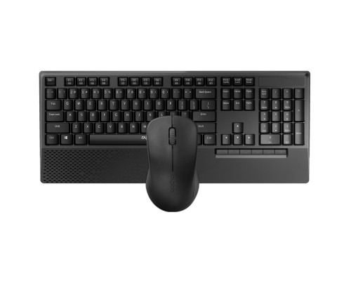 [Клавиатура] Клавиатура + мышь Rapoo X1960 клав:черный мышь:черный USB беспроводная 