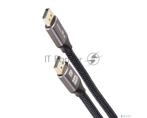 Кабель соединительный DP-DP 1.4V 8K@60Hz  1м, Telecom Pro <TCG750-1M>