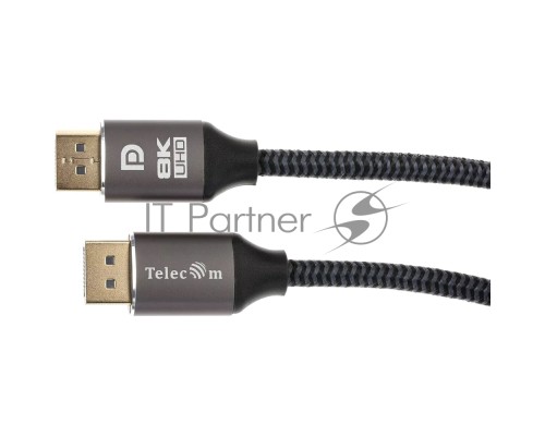 Кабель соединительный DP-DP 1.4V 8K@60Hz  1м, Telecom Pro <TCG750-1M>
