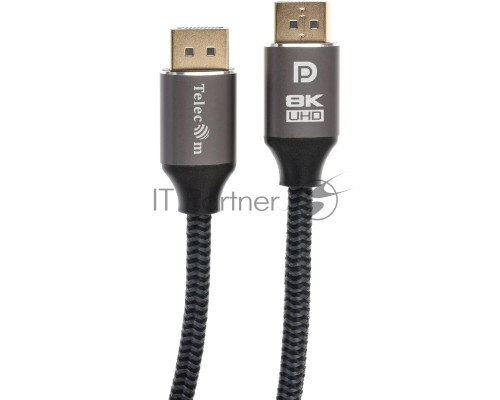 Кабель соединительный DP-DP 1.4V 8K@60Hz  1м, Telecom Pro <TCG750-1M>