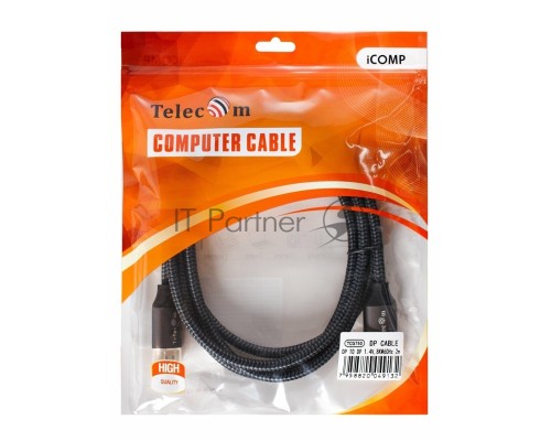 Кабель соединительный DP-DP 1.4V 8K@60Hz  2м, Telecom Pro <TCG750-2M>