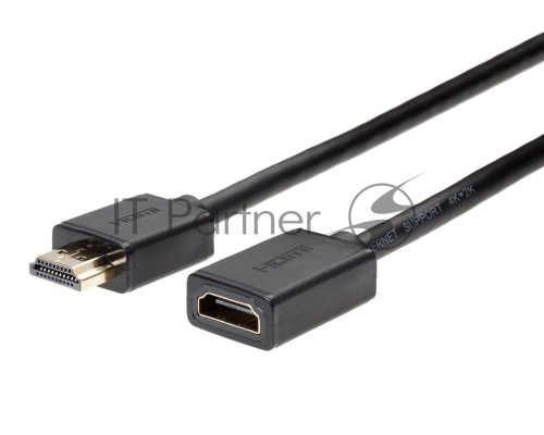 Кабель удлинительный HDMI-19M---HDMI-19F ver 2.0, 3m, TELECOM TCG235MF-3M