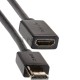 Кабель удлинительный HDMI-19M---HDMI-19F ver 2.0, 3m, TELECOM TCG235MF-3M