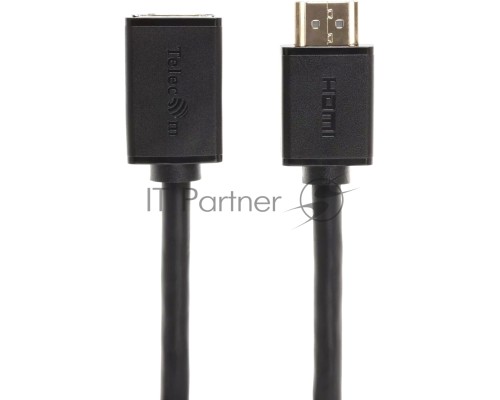 Кабель удлинительный HDMI-19M---HDMI-19F ver 2.0, 3m, TELECOM TCG235MF-3M