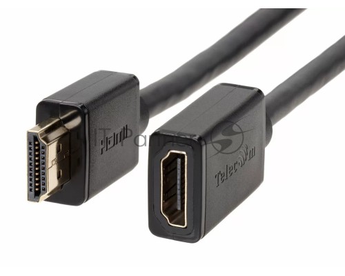 Кабель удлинительный HDMI-19M---HDMI-19F ver 2.0, 5m, TELECOM TCG235MF-5M