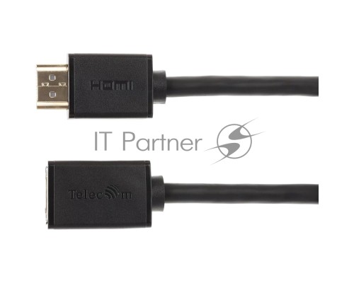 Кабель удлинительный HDMI-19M---HDMI-19F ver 2.0, 5m, TELECOM TCG235MF-5M