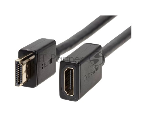 Кабель удлинительный HDMI-19M---HDMI-19F ver 2.0, 5m, TELECOM TCG235MF-5M