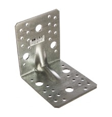 ЗУБР  УКУ-2.5, 90 x 105 x 105 x 2.5 мм, цинк, усиленный крепежный уголок [31011-105]