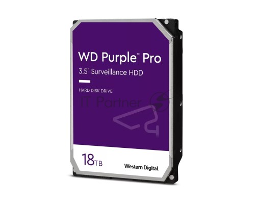 Жесткий диск WD Original SATA-III 18Tb WD181PURP Video Purple Pro (7200rpm) 512Mb 3.5
