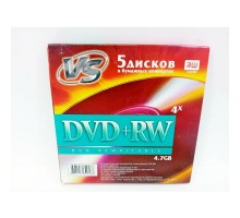 VS DVD+RW 4,7 GB 4x конверт/5 (620588)