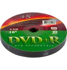 Диски VS DVD+R 4,7 GB 16x Shrink/10 (620403)