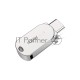 Флеш диск Netac U785 16Gb <NT03U785C-016G-30PN>, USB3.0+TypeC, металлическая