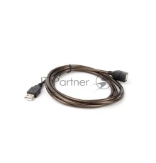 Кабель удлинительный USB2.0 AM/AF прозрачная изоляция 1.8m  Telecom <VUS6956T-1.8M>