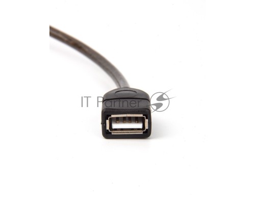 Кабель удлинительный USB2.0 AM/AF прозрачная изоляция 3m  Telecom <VUS6956T-3M>
