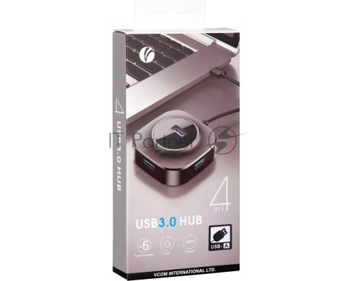 Кабель-концентратор USB3.0----4 USB3.0 +microUSB 0.3m VCOM (DH307)
