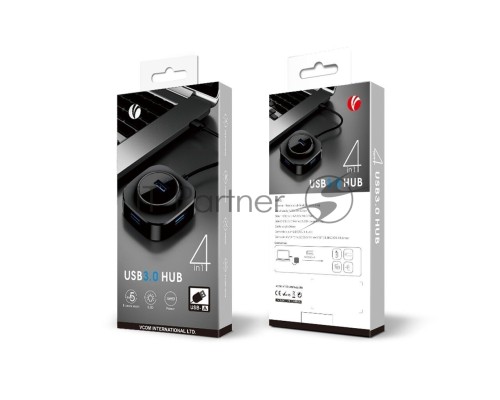 Кабель-концентратор USB3.0----4 USB3.0 +microUSB 0.3m VCOM (DH307)
