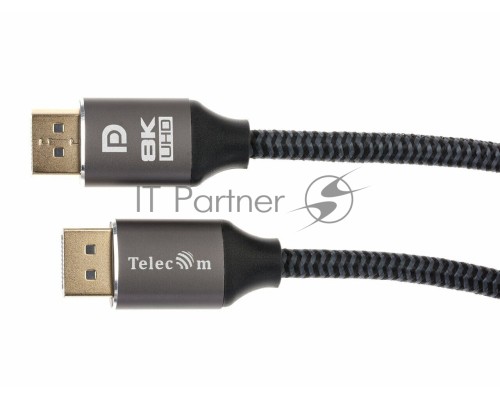 Кабель соединительный DP-DP 1.4V 8K@60Hz  1.5м, Telecom Pro <TCG750-1.5M>