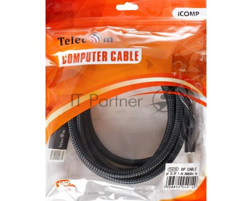Кабель соединительный DP-DP 1.4V 8K@60Hz  3м, Telecom Pro <TCG750-3M>
