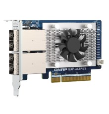 QNAP QXP-3X8PES Карта расширения PCIe 64 Гбит/с, 2 порта SFF-8644 1x2, PCIe Gen3 x8
