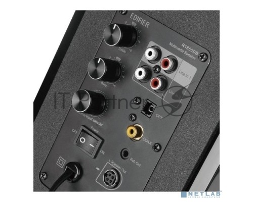 Колонки Edifier R1855DB Black {Активные, 70W RMS, 60-20000Гц, дерево, пульт ДУ, Bluetooth 5.0,выход на сабвуфер,Opt/Coaxial,2 RCA}