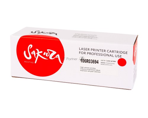 Картридж Sakura 106R03694 для Xerox Phaser 6510, WC 6515, пурпурный, 4300 к.