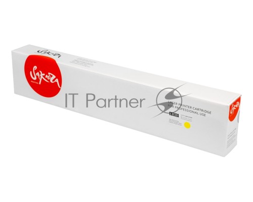 Картридж Sakura CB382A (HP 824A) для HP желтый, 21000к.