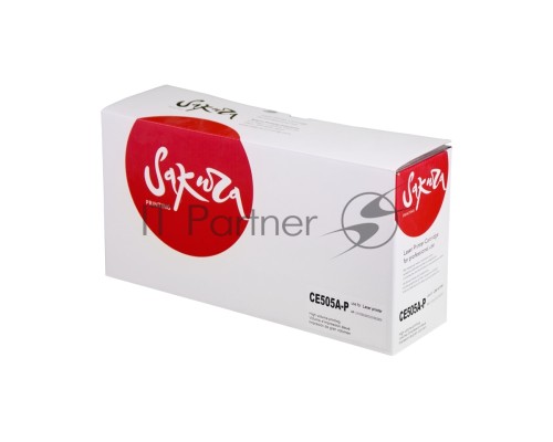 Картридж Sakura CE505A-P для HP Laserjet 400M/401DN P2035/P205, черный, 2300 к.