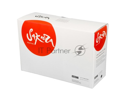 Картридж Sakura CE250A для HPColor LaserJet CM3530/CM3530fs, CP3525/CP3525n/CP3525dn/CP3525x, черный,5 000 к.