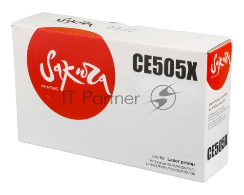 Картридж Sakura CE505X для  HP LaserJet P2055, P2055D, P2055DN  черный, 6500 к.