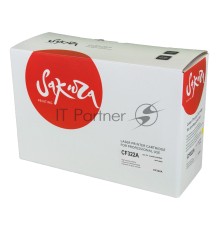 Картридж Sakura CF322A для HP Color LaserJet Enterprise M680dn, M680f, M680z, желтый, 16 500 к.
