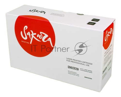 Картридж Sakura Q5949X/CRG708H для HPLaserJet 1320/1320n/1320nw/1320t/1320tn/M3390mfp/M3392mfp, CANON LBP3300/3330/3360, черный, 6000 к.