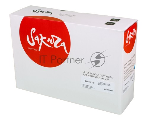 Картридж Sakura Q6471A для HPColor LaserJet 3600/3600n/3600dn, Canon LBP5300 синий, 4000 к.