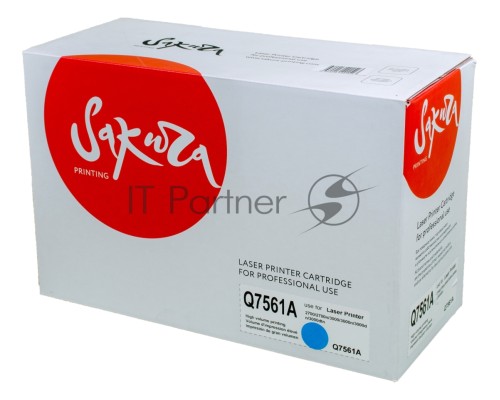 Картридж Sakura Q7561A для HP Color LaserJet 2700/2700n/3000/3000n/3000dn/3000dtn, синий, 3500 к.