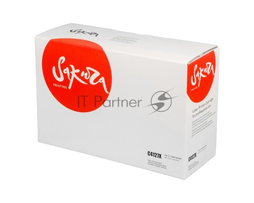 Картридж Sakura С4127X для HPLaserJet HP4000/4000T/4000N/4050, черный, 10000 к.