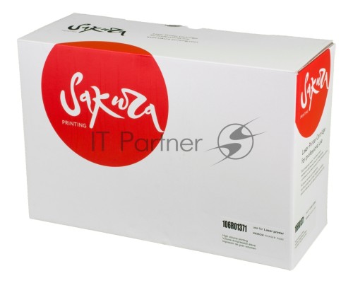 Картридж Sakura 106R01371 для Xerox Phaser 3600 , черный, 14  000 к.