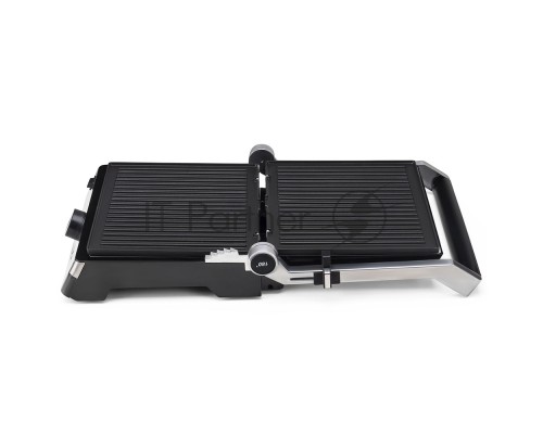Гриль-пресс Polaris PGP 1902 электрич., серебристый