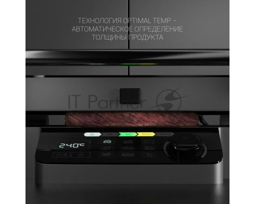 Гриль-пресс Polaris PGP 3002DP Optimal Temp электрич., Черный