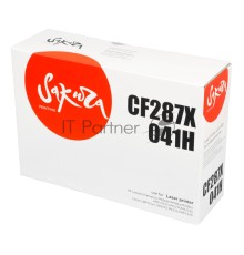 Картридж Sakura CF287X/041H для HP и Canon, черный, 20000 к.