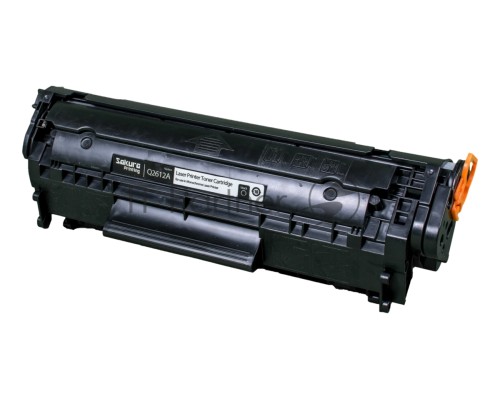 Картридж Sakura Q2612A для HP LJ 1010/1012/1015/1020/1022/3015/3020/3030, черный, 2000 к.